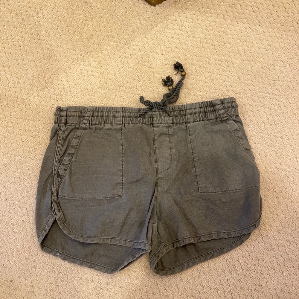 Army green shorts